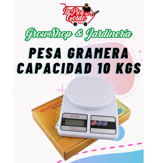 Pesa gramera - Capacidad 10 Kgs